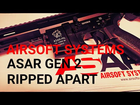 Airsoft Systems ASAR Gen 2 auseinandergenommen (Teil 1)