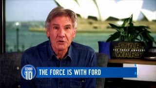 Harrison Ford Lets Rip On Donald Trump | Studio 10