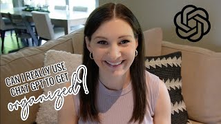 HOW TO USE AI TO DECLUTTER YOUR HOME // Chat GPT Prompts to Get Organized, Organize Faster + Smarter