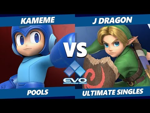 EVO 2019 SSBU - R2G | Kameme (Mega Man) Vs. J Dragon (Young Link) Smash Ultimate Tournament Pools
