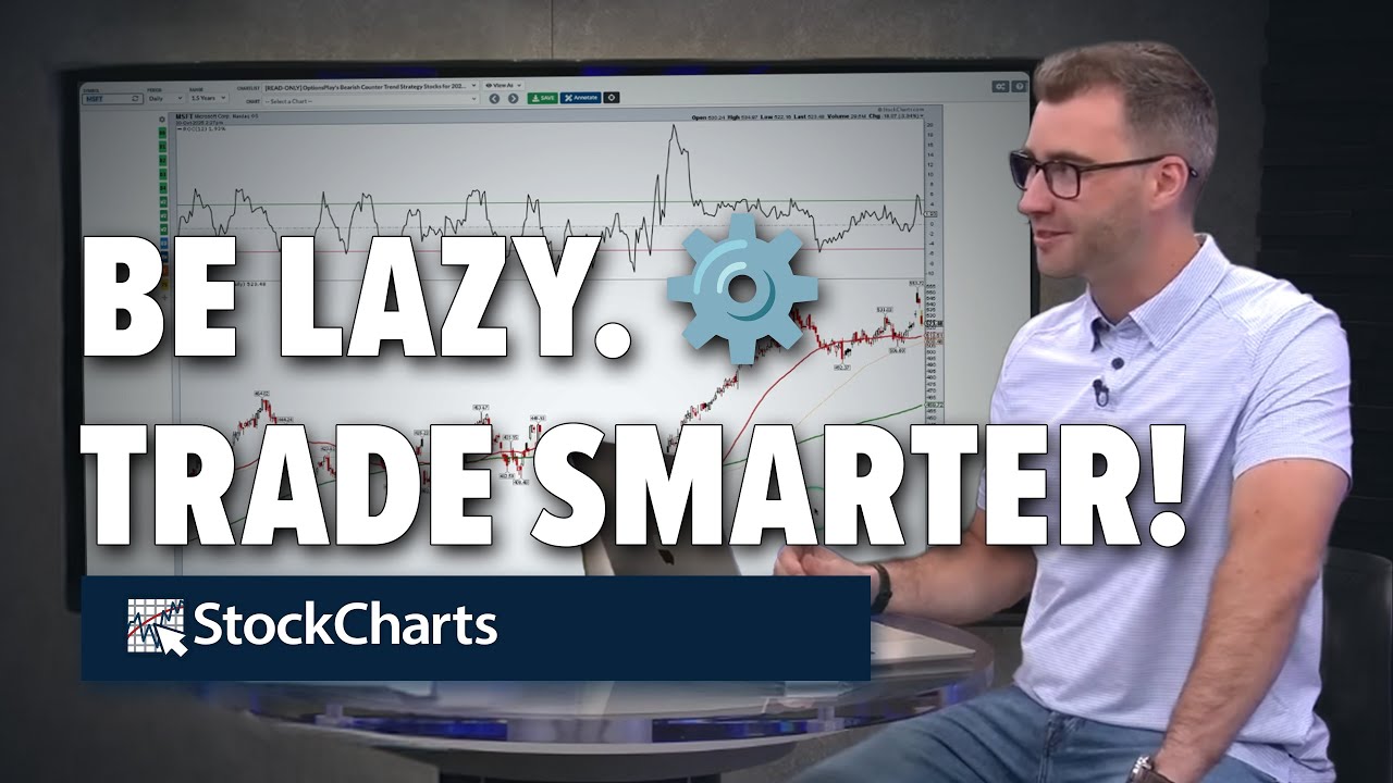 The Lazy Trader’s Guide to StockCharts — Tools That Do the Work for You