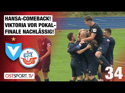 Hansa II jubelt nach Abstieg der Profis: Viktoria Berlin  - Hansa II | Regionalliga Nordost
