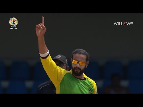 Imad Wasim 3 wickets vs Barbados Royals| 19th Match - Barbados Royals vs Jamaica Tallawahs