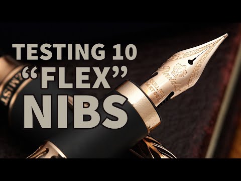 Flex Nibs and Soft Nibs - a Super Scientific Study