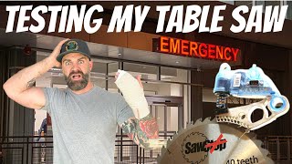 אצבע מול מסור שולחן || בדיקת מיתוסים על SawStop