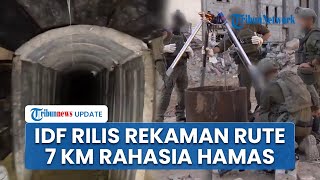 IDF Rilis Rekaman Jalur Terowongan Hamas 7 Km di Rafah yang Pernah Menahan Letnan Militer Israel