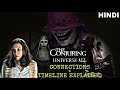 The Conjuring Universe's All Movies Connections + Timeline Explained in Hindi | MOVIEZMANIAC