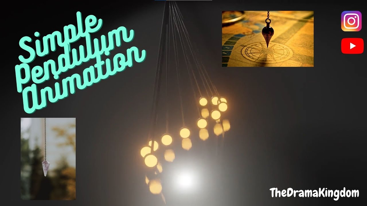 Animated Simple Pendulum | Animation using Blender Software