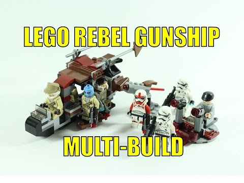 LEGO STAR WARS 75133 & 75134 MUTLI-BUILD REBEL GUNSHIP Video