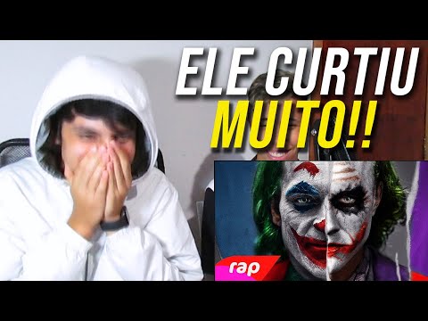 MEU AMIGO REAGINDO A Rap dos Coringas - CIRCO DOS HORRORES | NERD HITS