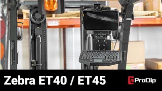 Charging Cradle with Data Port and Retention Lock for Zebra ET40