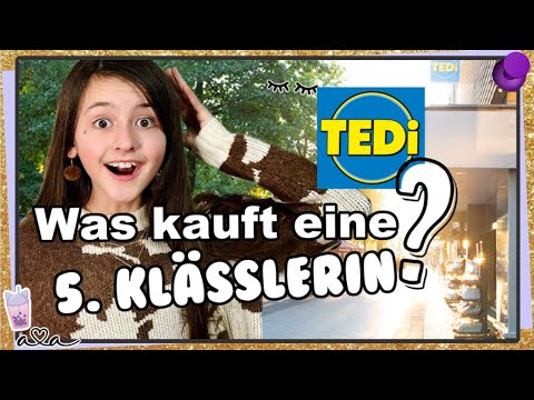 WAS KAUFT EINE 5. KLÄSSLERIN BEI TEDI? NO BUDGET? 💜 Alles Ava