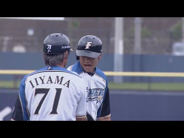 【ファーム】ファイターズ・谷口 勝ち越しのタイムリー3ベース!! 2018/9/6 F-DB(ファーム)