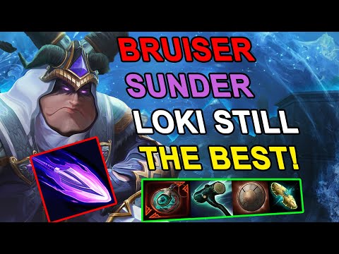 Smite: SUNDER LOKI SOLO WINS! - Full Ranked Gameplay