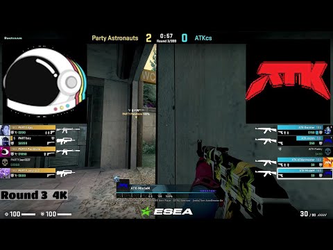Party Astronauts vs ATK Highlights /  at ESEA Spring 2022 Cash Cup 3 North America