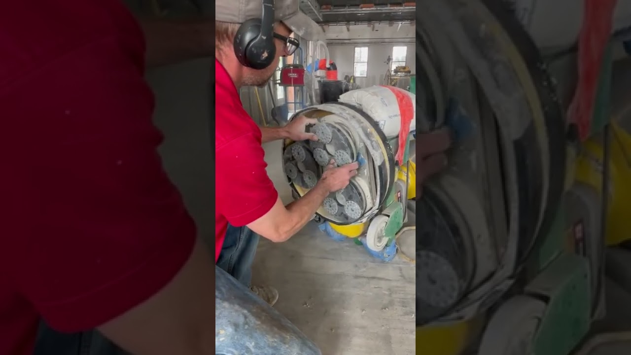 Installing Concrete Grinding Discs