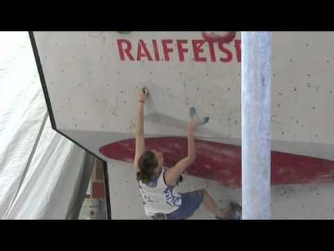 Grindelwald boulder Female Finals 2012
