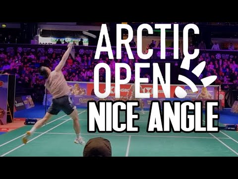 【Nice Angle】Chou Tien Chen (TPE) vs. Kunlavut VITIDSARN (THA) Arctic Open 2025 Badminton #arcticopen