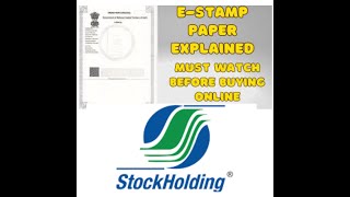 Stamp Paper  Print online from E-Stamp Stock Holding Website Any State