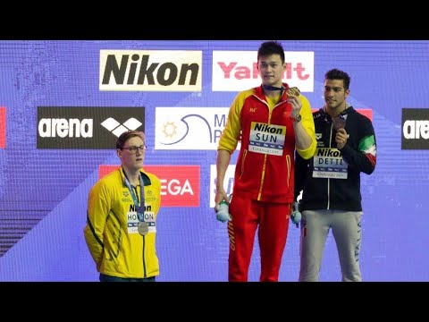 Mack Horton Refuses to Share Podium Sun Yang after Chinese star Wins World Title | Maleah's Diary