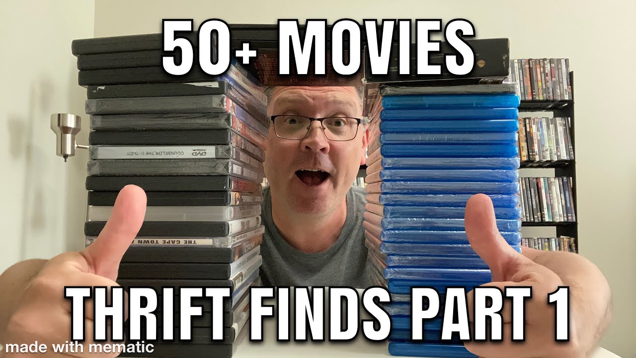 LARGE BLU-RAY & DVD THRIFT STORE HAUL: PART ONE