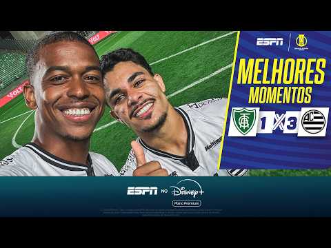 Gols e lances de América-MG x Athletic Club