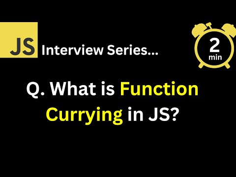 Javascript Interview Q What Is Function Currying In Javascript