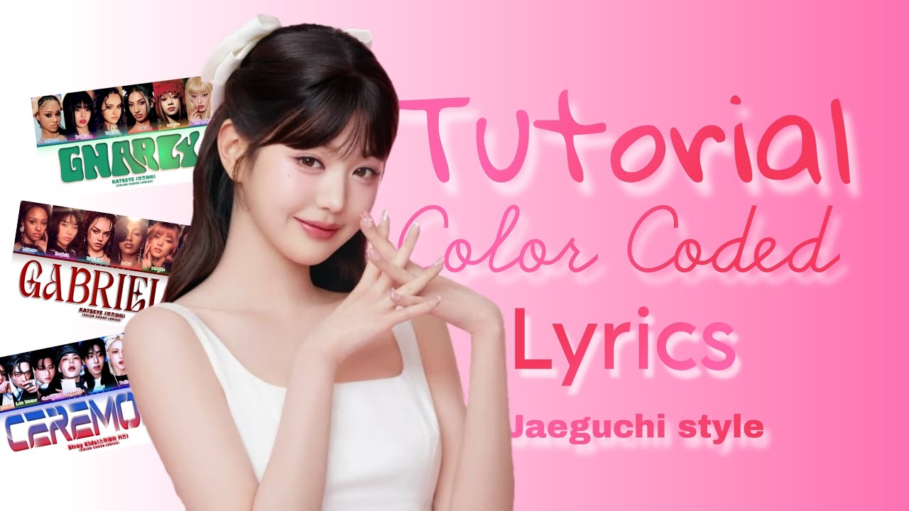 (TUTORIAL) HOW TO MAKE CCL (Color Coded Lyrics) 🩷