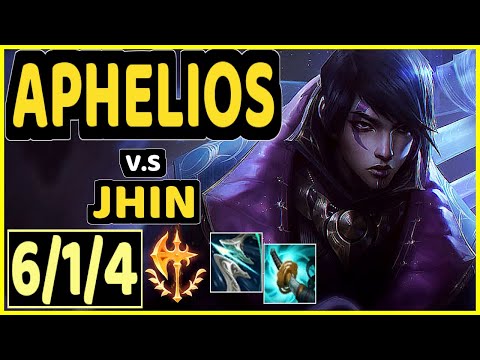DEFT (APHELIOS) vs JHIN - 6/1/4 KDA BOTTOM ADC GAMEPLAY - KR Ranked GRANDMASTER