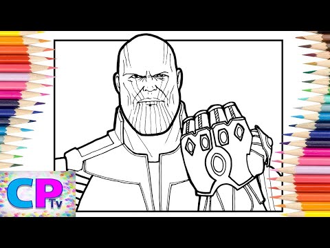 Thanos Coloring Pages/Hudge Thanos Showing his Power/Elektronomia - Energy [NCS Release]