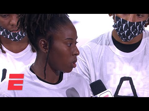 アリエル・アトキンス、WNBAがプレーしないことを決めた理由についてメッセージを語る｜ESPN (Ariel Atkins shares message on why the WNBA decided not to play | ESPN)