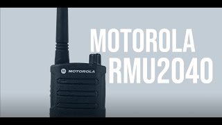 Introducing Motorola RMU2040 Analog-Only Radio and Compatible Accessories | Shop Two Way Direct