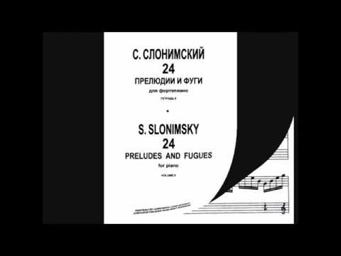 S. Slonimsky Preludio e Fuga a - moll