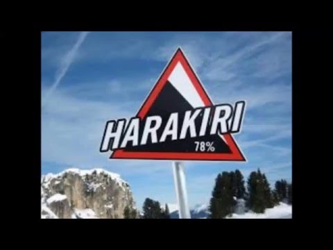 BIG CRASH HARAKIRI Austria ski holiday