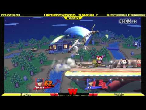 Undiscovered Smash 7 - [Winners] Waldo (Ike) vs Stykes (Marth)