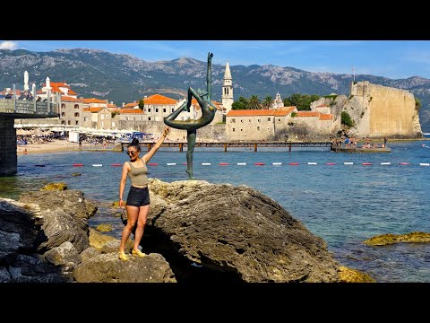 Budva Montenegro Walking Tour 4K | Exploring the Beautiful Old Town & Seaside Promenade