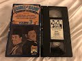 Closing Of Laurel And Hardy Comedy Classics Vol 3 1980 VHS