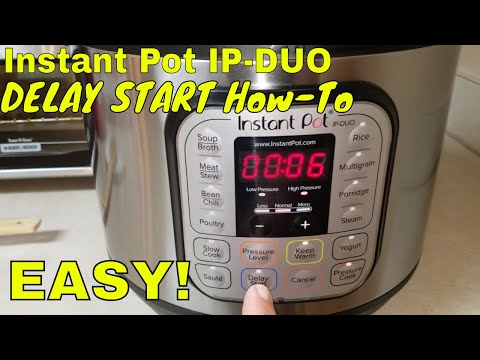 Instant Pot IP-DUO How-To Delay Timer EASY!