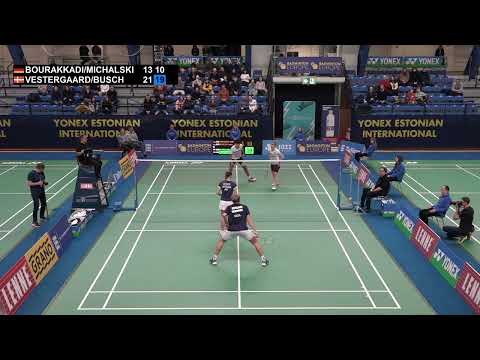 Match point - Bourakkadi / Michalski vs Vestergaard /Busch - XD, Final - Estonian Int.