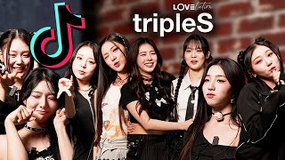 I Surprised K-pop Group tripleS with a TikTok Challenge Game