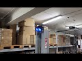 Výstražné LED svetlo na vysokozdvižný vozík - modré bodové / 2x4W / 10-48V (143x122x65mm) - Video Youtube