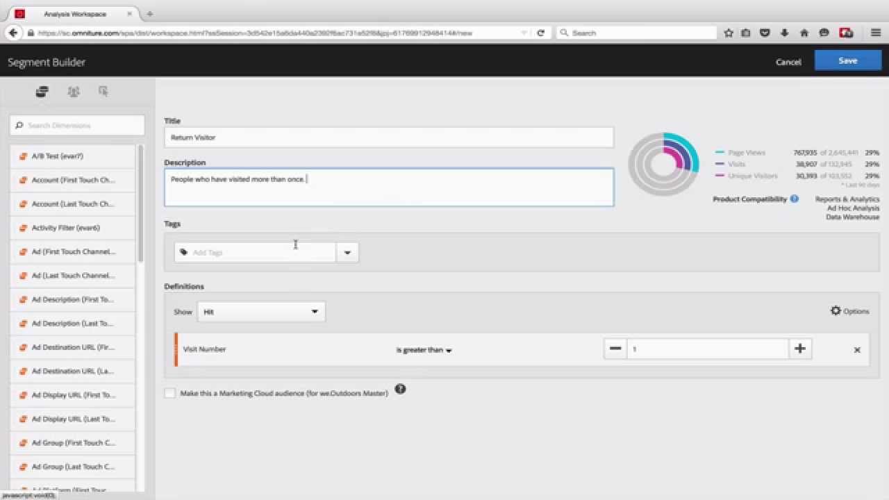 Segment Management and Sharing in Adobe Analytics