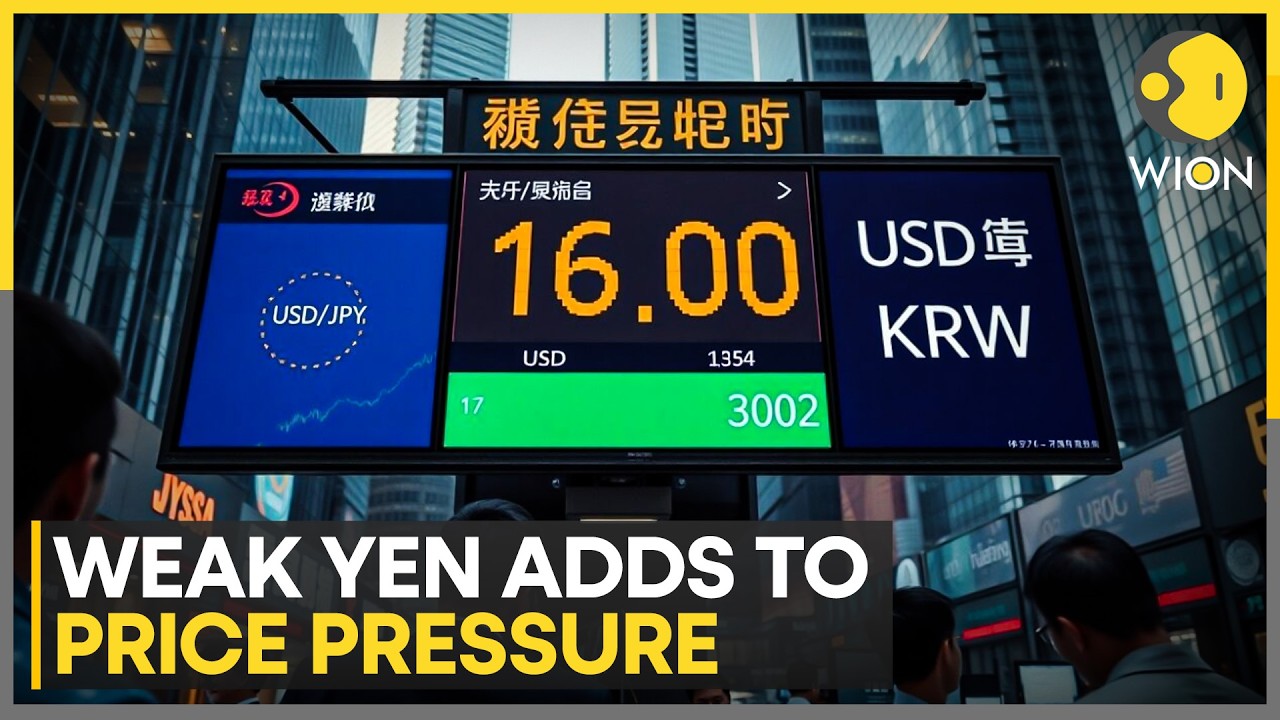 Japanese Yen Hits 40-Year Low: Inflation Surges, Pressure Mounts On BOJ | WION