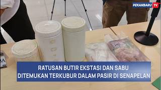 Edarkan Narkoba Dengan Modus Tanam Dalam Pasir, Seorang Pria Ditangkap Polisi