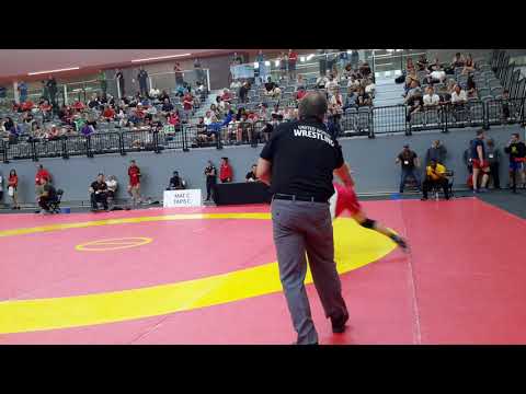 FS 65kg - 1/2 - Michael Asselstine (CAN) v. Rob Mathers (USA)