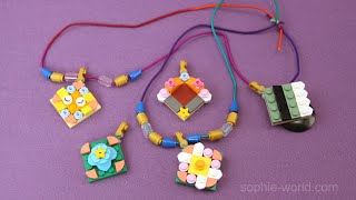 How to Make LEGO Jewelry | Sophie's World