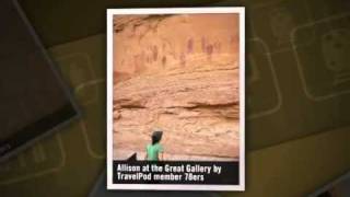 preview picture of video 'The Great Gallery 78ers's photos around Horseshoe Canyon Unit- Canyonlands National Park (utah)'