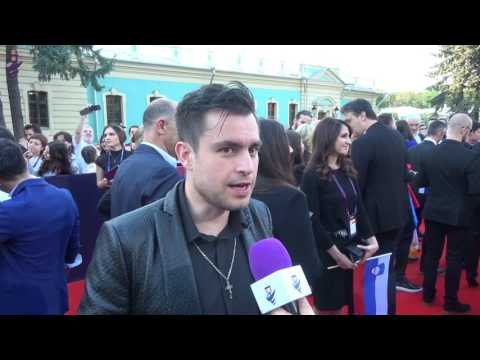 Eurovision 2017 - Red carpet - Slovenia - Omar Naber