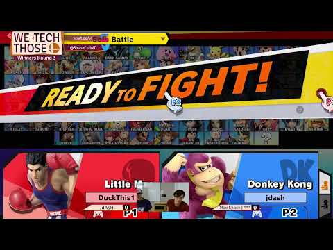 We Tech Those #101 Mac Shack (Little Mac) vs JdAsH (Donkey Kong)