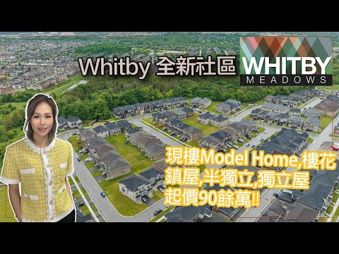 ✨多倫多地產✨🏡 Whitby Meadows 全新社區｜🚙 近401 & GO站｜📍Rossland & Coronation FREEHOLD鎮屋,半獨立&獨立屋｜起價90餘萬加幣  #多倫多地產